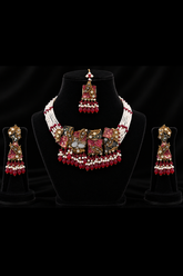 Ruby Mughal Choker Set