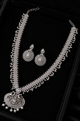 Silver Peacock Zirconia