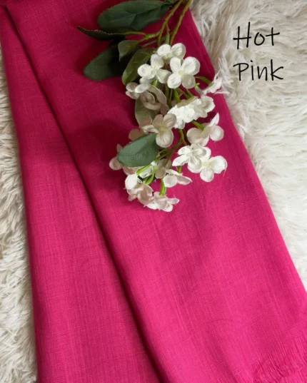 Turkish Lawn Hijab - Hot Pink